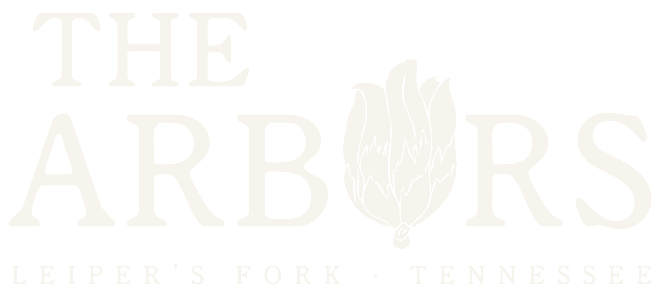 Logo for The Arbors at Leiper's Fork, a luxury real estate development in WIlliamson County, TN
