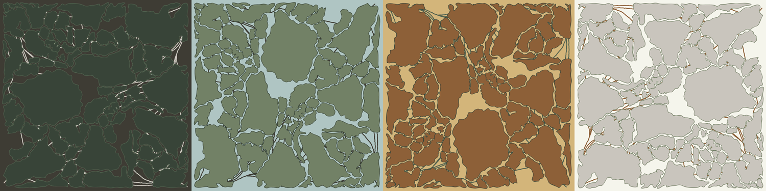 The Arbors abstract canopy brand pattern